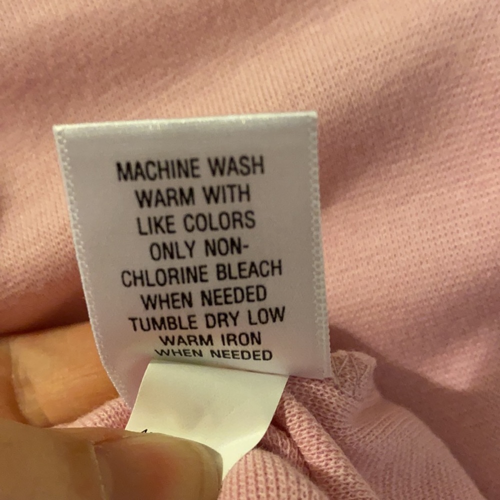 NWT. Women’s pink large mock neck shirt. - Picture 5 of 5
